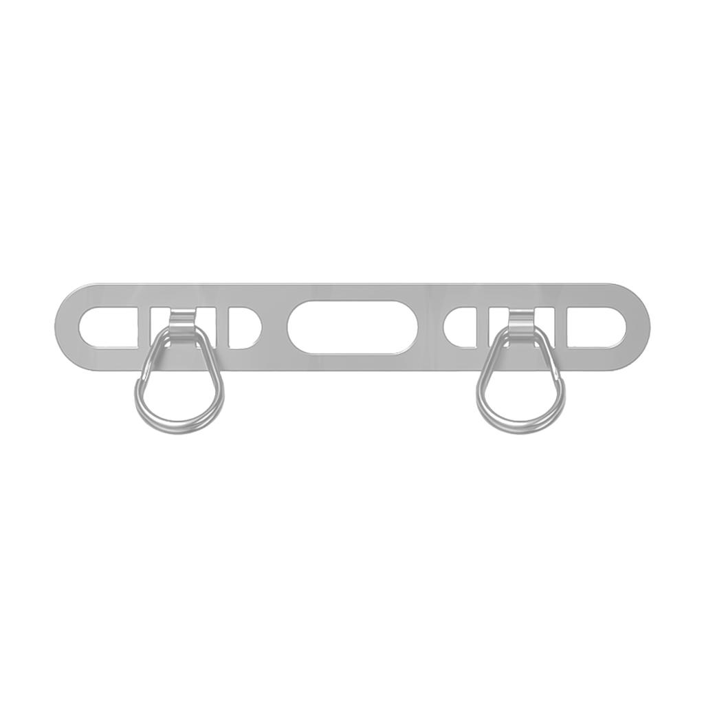 1pcs Stainless Steel Mobile Phone Lanyard Patch Side Hanging Clip Double Buckle Phone Straps Gasket Metal Connect Piece for