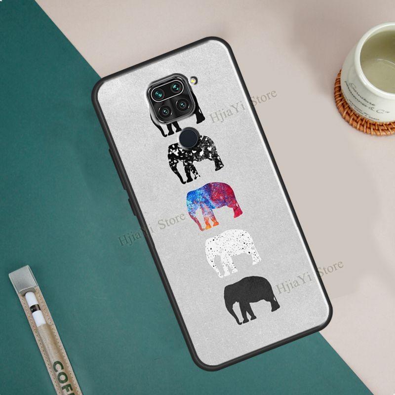 Baby Elephant Moon Phone Case For Xiaomi Redmi Note 11 10 8 9 Pro 8T 9S 10S Coque For Redmi 10 9 9C 9A 9T