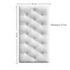 Soft 3D Foam Wallpaper 0.7cm Thick Foam Self-adhesive Anti Collision Wall Stickers Waterproof Foam Adhesive Wallpaper