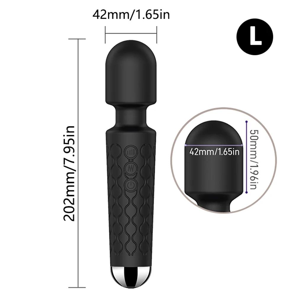 Powerful AV Magic Wand Vibrator Female G-spot Massager Clit Clitoris Stimulator Water Resistant Masturbator For Women Sex Toys