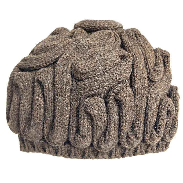 Winter Warm Novelty Hat for Adult Cerebrum Hat Pullover Skull Hat for Outdoor Activity Halloween Dressingup Headwear