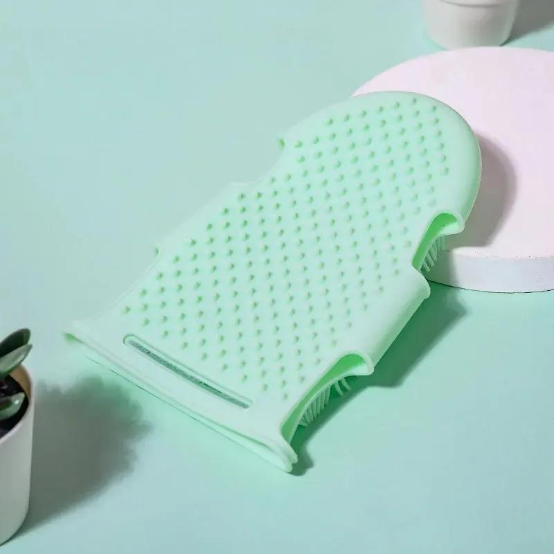 Bathroom Pet Dog Cat Puppy Bathing Brush Soft Silicone Massager Gloves Shower Gel Clean Tools Comb Cleaning Grooming Supplies