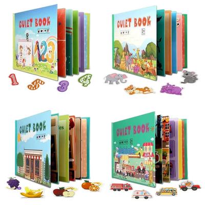 My First Busy Book Montessori For Toddlers 3 Year Old Sensory Education Book For Baby Quite Books Activity Board Educational Toy
