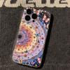 Oil Painting Starry Butterfly Phone Case For Apple iPhone16promax-Soft Silicone Shockproof Creative Cover On iPhone16/15/14/13/12/11/Pro/Plus/Promax