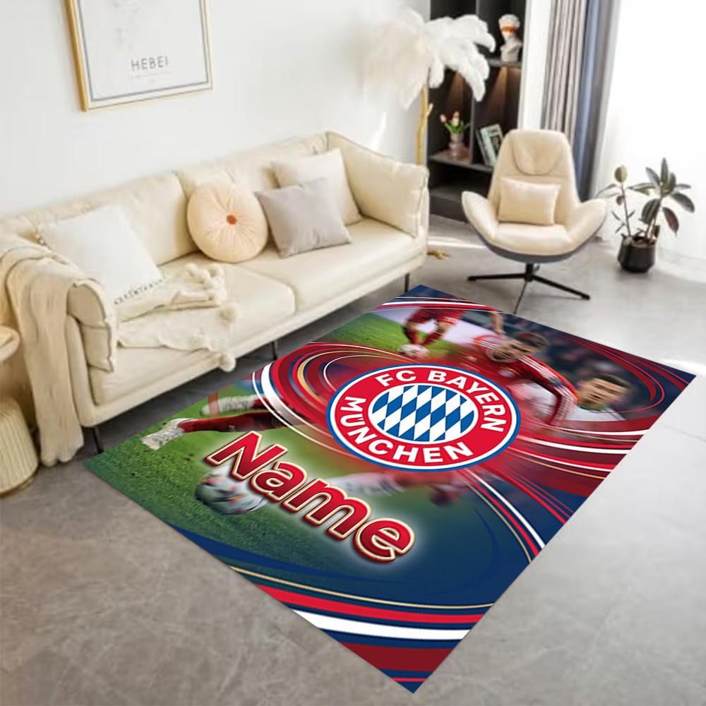 Bayern Munich Poster Area Rug Suitable for Hallway Kitchen Entryway Playrooms Antislip Carpet Anime Office Decor Perfect Gift for Friends & Family