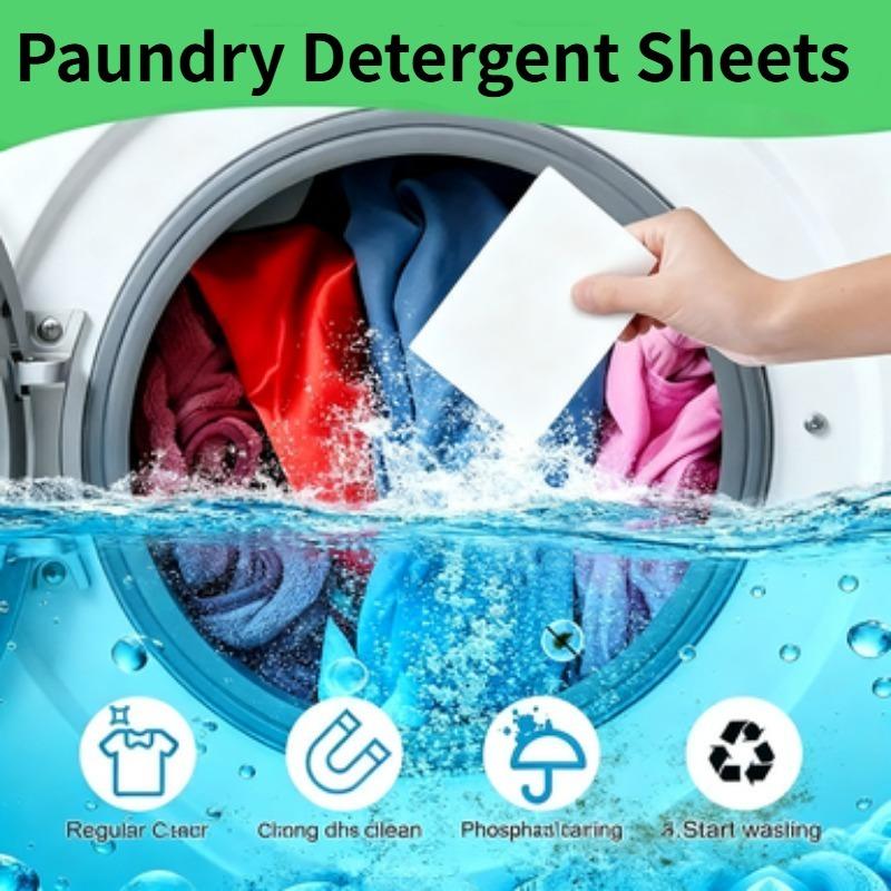 100PCS Laundry Color Absorbing Paper Anti-dyeing Laundry Tablets for Washing Machine Clean Clothes Color Catcher Sheets Laundry
