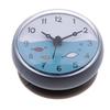 Shower Bath Time Display Wall Clock Machine Blue Silicone Modern Decor for Bathroom and Shower