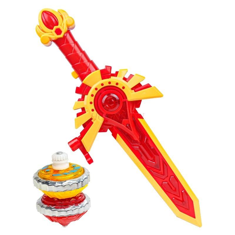 Gyroscope Sword Toy Children'S Gyroscope Vs. Battle Plate Hurricane Rotating War Soul Magic Alloy Gyroscope Boy Toy
