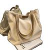 Women's Casual Canvas Tote: Large Capacity, Summer Fashion, Versatile Shoulder Bag for College Students.