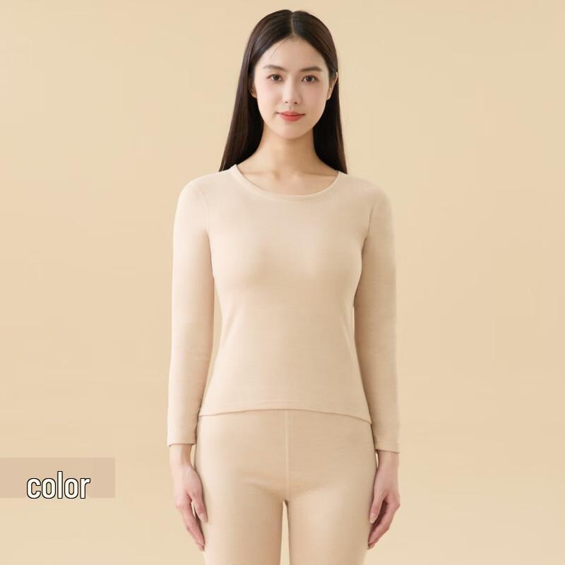 LangSha Women s Thin Wool Thermal Underwear Set