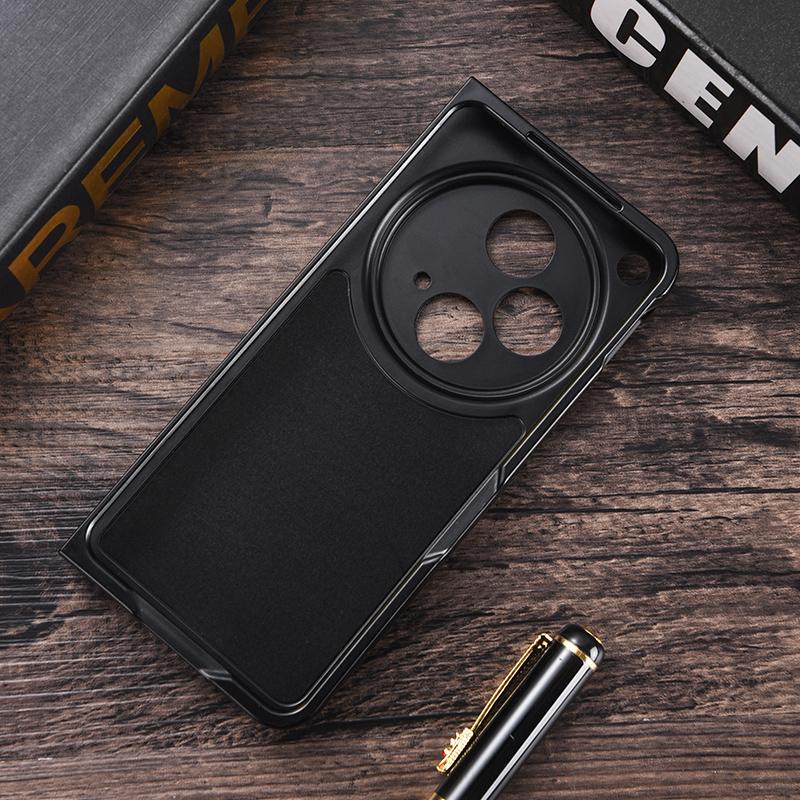 For Oppo Find N3 5G/OnePlus Open Case PU Leather Coated Hard PC Protective Phone Cover