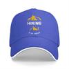 Pure Color Dad Hats Hiking Is My Therapy Unisexs Hat Sun Visor Baseball Caps Hiking Peaked Cap