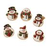 DIY Kunst-Sets mit Kunstperlen 6 Stück/Set Kühlschrankmagnet-Set, Weihnachts-Schneemann-Baum-Weihnachtsmann Feiertags-Heimdekorationen Magnete, Mosaik-Kühlschrank-Dekoration für