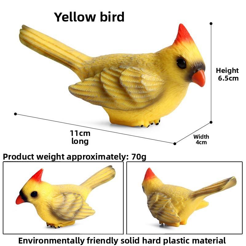 Wildlife Sparrows Mountain Sparrows Toy With Static Bird Figure For Childrens Education And Collectible Gift