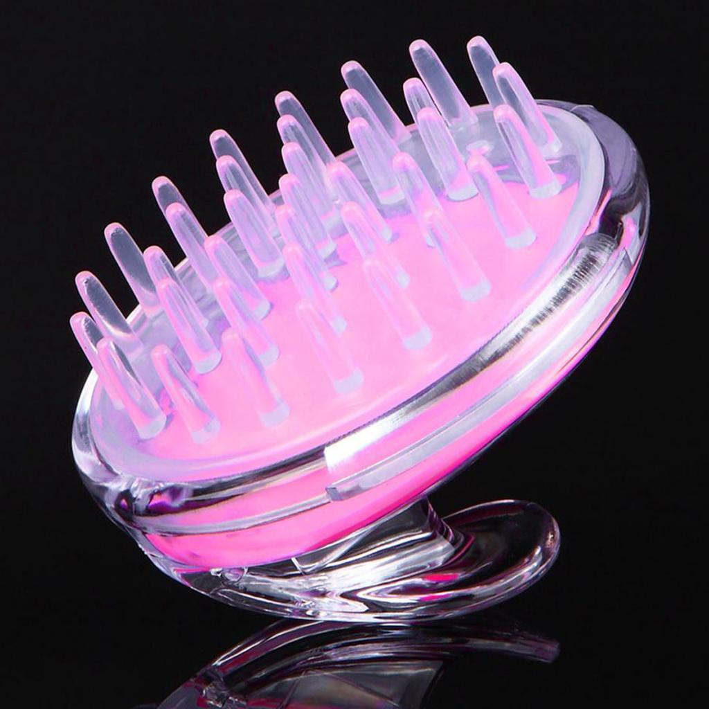 1 X Silicone Shower Shampoo Body Wash Dandruff Brush Hair Scalp Massager