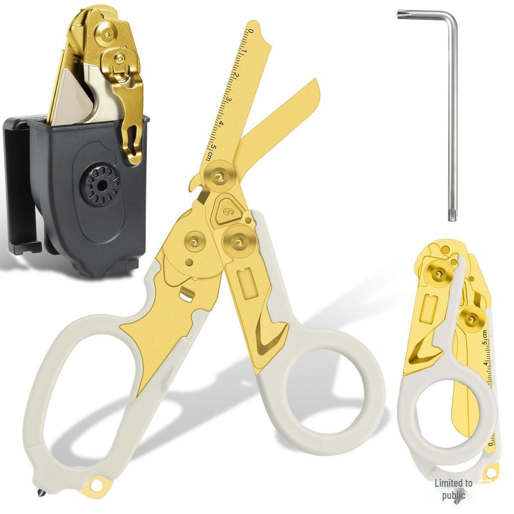 Leatherman Raptor Tactical Scissors and Pliers with K Sheath, Black/Yellow.