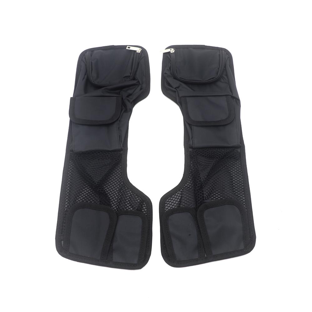 Motorcycle Black Hard Saddlebag Tour Pak Lid Organizer Internal Bag Set For Touring Models 1993-2013