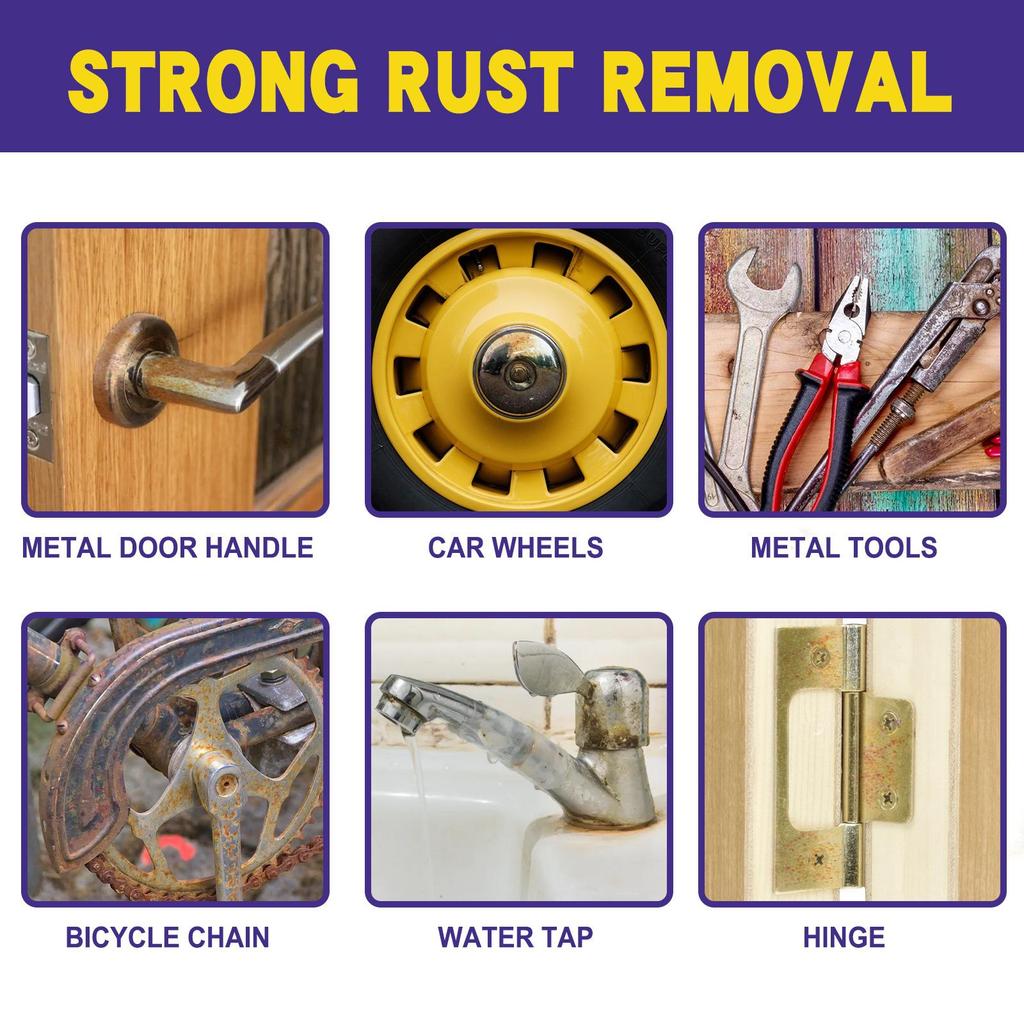 Multifunctional Kitchen Rust Remover Spray Stainless Steel Surface Polisher Stain Remover Car Wheel Rust Remover LM