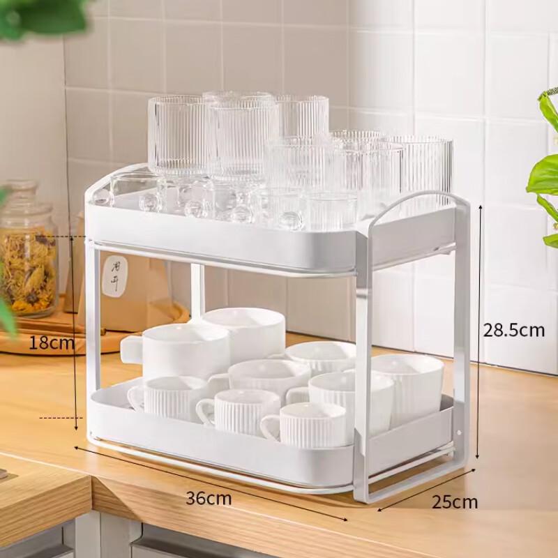 

Подставка для сушки чашек Beifu настольная с поддоном для стекания воды