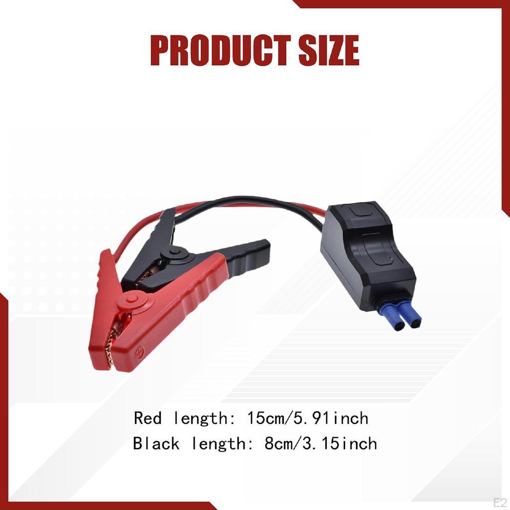 Cable with Battery Clamps Replacement Multifunctional Emergency Lightweight Smart