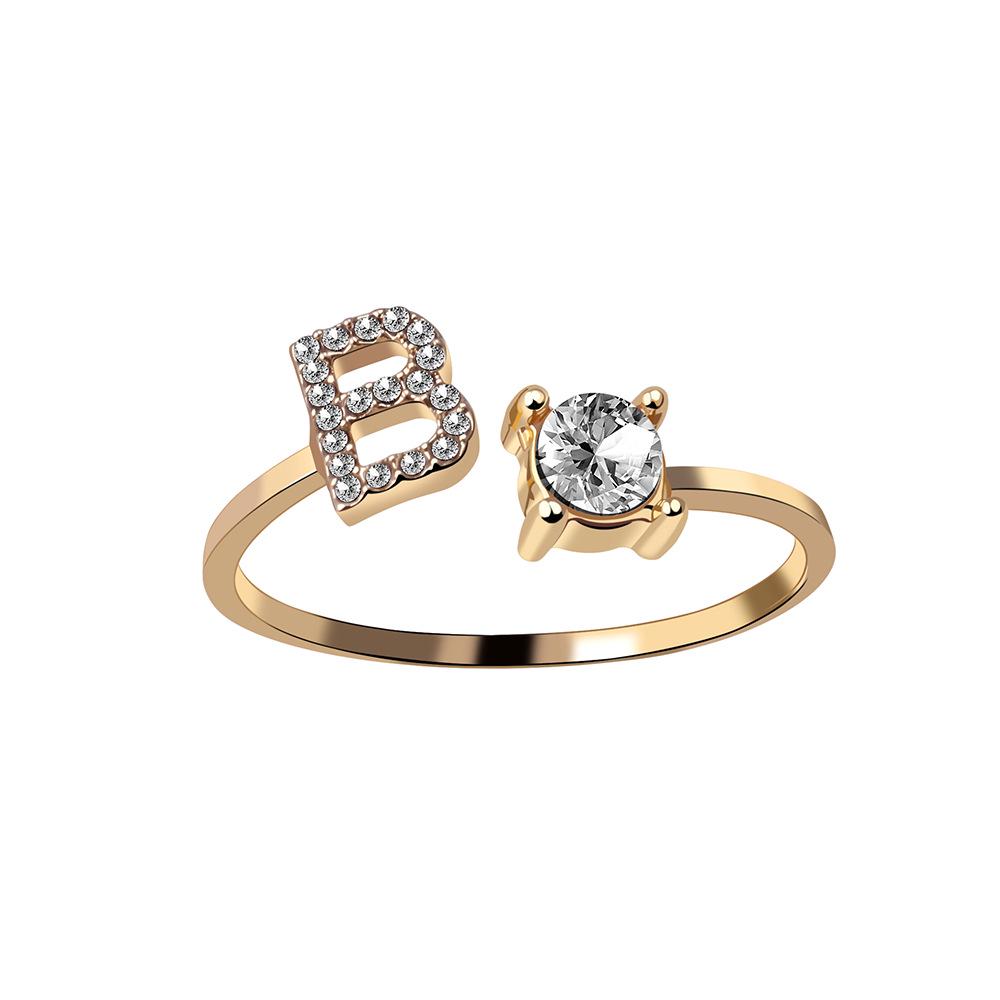 Korean-Style Adjustable Ladies' Diamond Ring