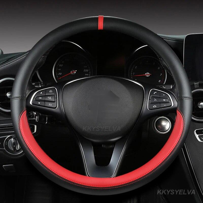 Car Steering Wheel Cover For Scenic Clio Laguna 2 3 4 5 Kangoo Fluence Megane Trafic Talisman Twingo Kaptur Accessories
