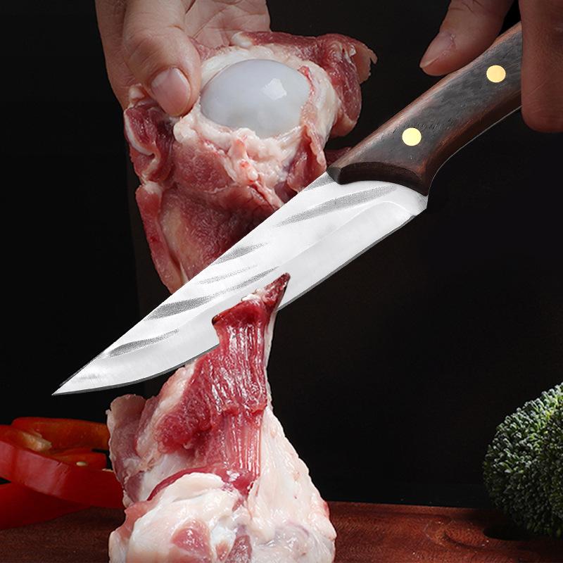 Cuțit de dezosat din oțel inoxidabil Cuțit pentru file de pește Cuțite de bucătărie Cuțit pentru fructe și legume Instrument pentru măcelar