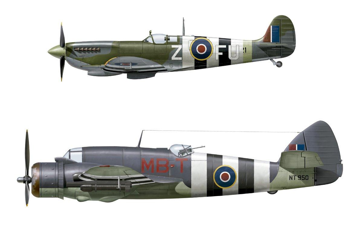 

Хасегава Спитфайр Бофайтер Оверлорд 1/72 Mk.IXC и Mk.X