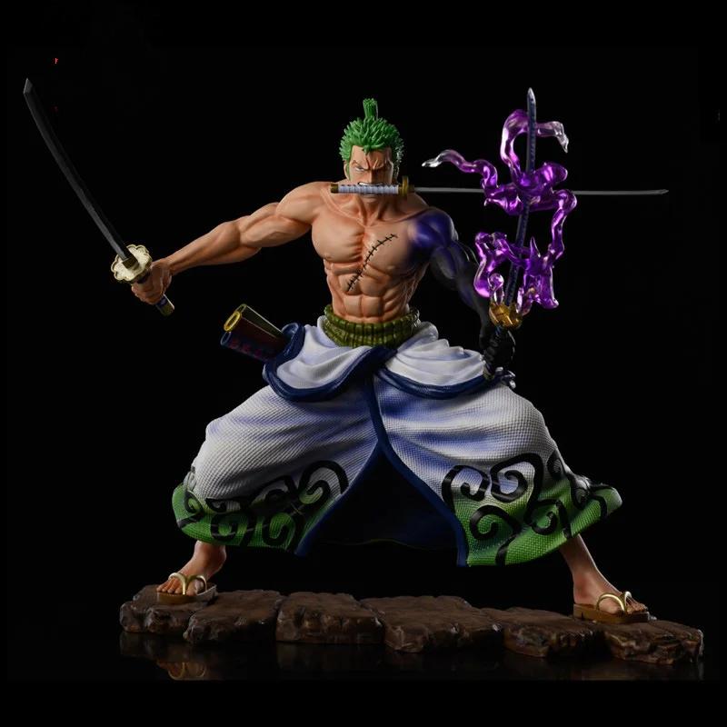 New 20cm One Piece Anime Figure GK Roronoa Zoro PVC Action Figure Collection Model Doll Toy Gift Decoration