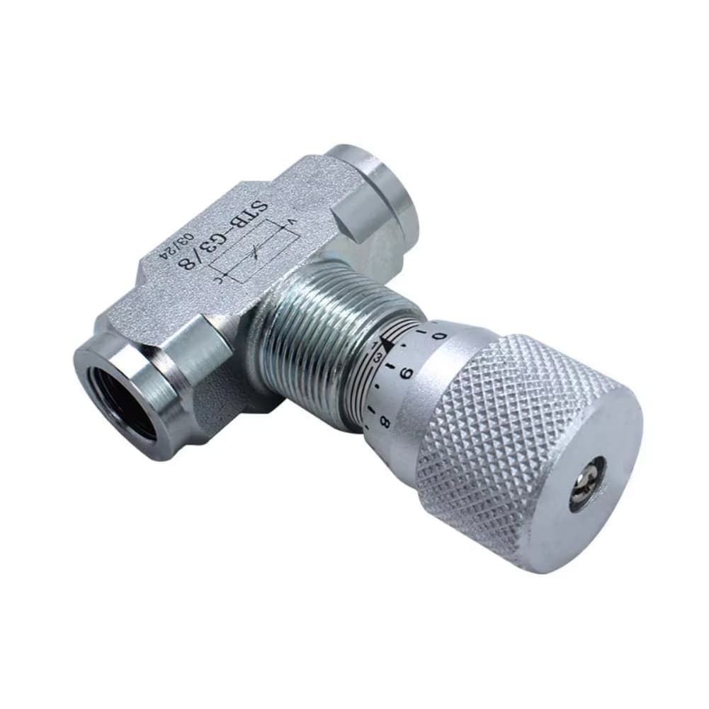 1PC Control Valve STB-G1/4 Or STB-G3/8  Two-way Hydraulic Bidirectional Throttle Valve Flow Control Valves Replacement Parts