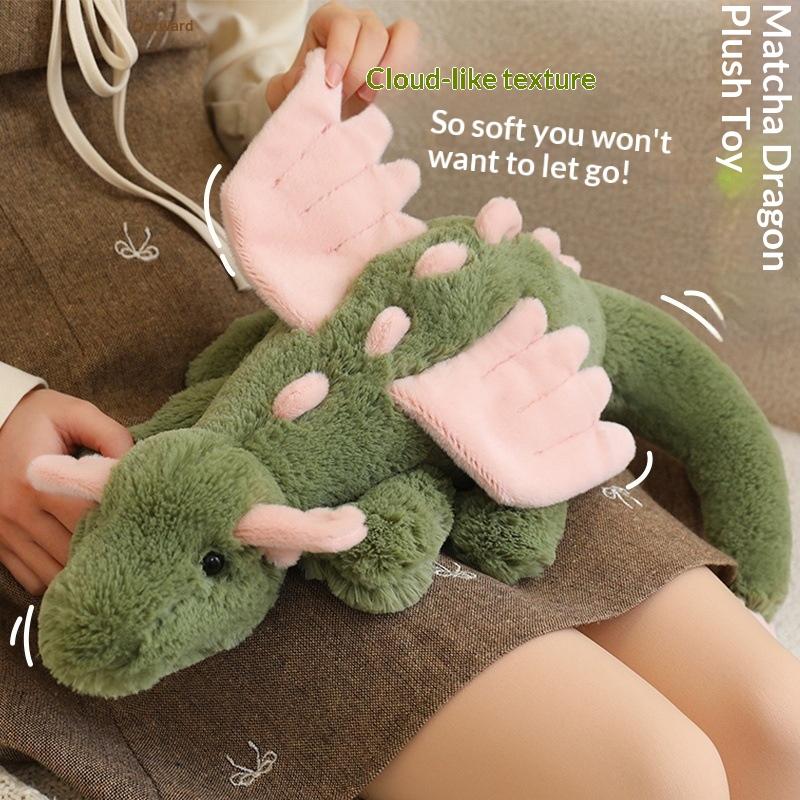Latest Matcha Dragon Plush High-Quality Toy a Comforting Doll ideal for Kids Ideal as a Valentine's Day Gift Idea