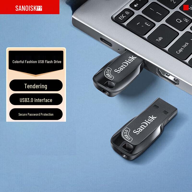 SanDisk CZ410 128GB Dual USB Flash Drive for Android