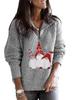 2023 European Women's Long Sleeve Santa Claus Knit Sweater - Autumn Winter Collection