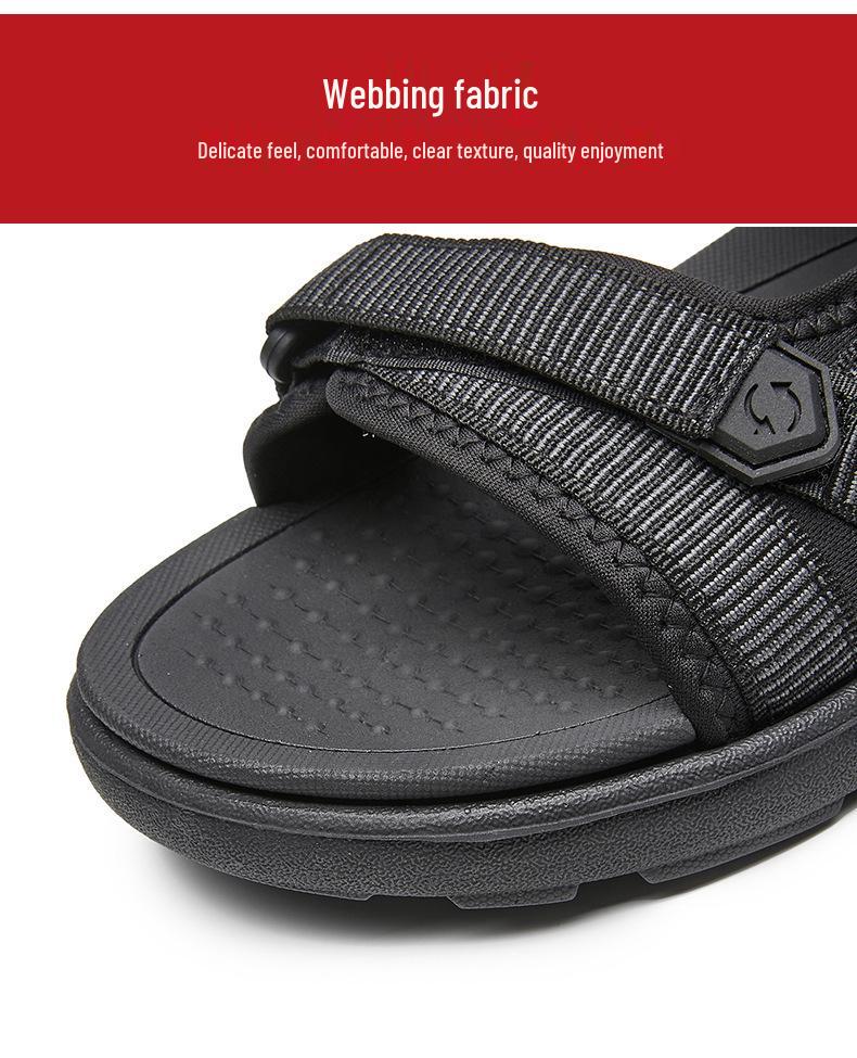 Men's 2026 Trendy Summer Sandals: Versatile Beach Shoes, Soft Sole, Outdoor Casual, Wear-Resistant