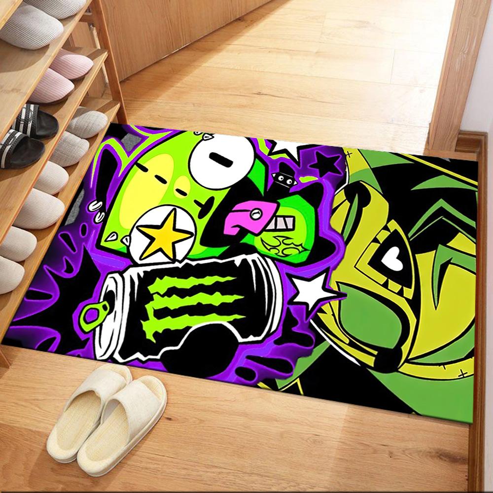 Invader Zim Square rugs are a great choice for living rooms, bedrooms, home décor, and as gifts.