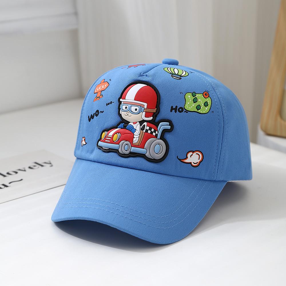 Children 's Sports Hats School Baby Boys Baseball 2026 Summer Embroidered Vehicles Outdoor Kids Caps for 2-8Years Adjustable