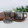 200ml High Borosilicate Glass Tea Cup Anti-Scalding Tea Infuser Cup  Home