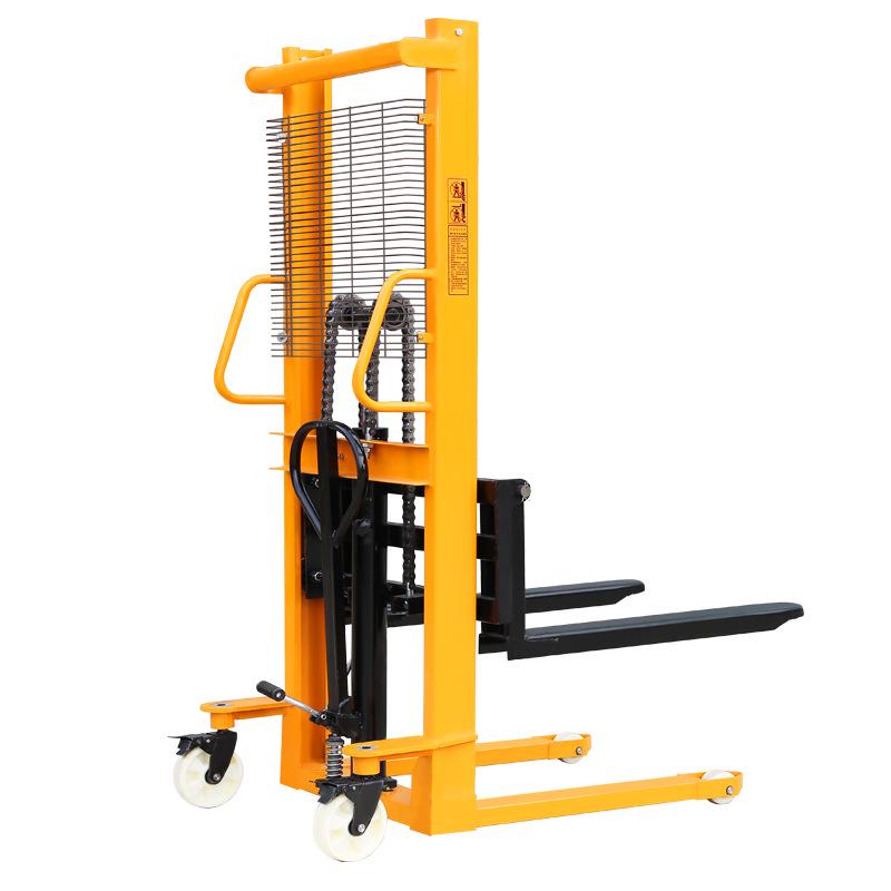 Manual & Electric Hydraulic Stacker Forklift for 1T-2T Lifting, Loading, and Unloading