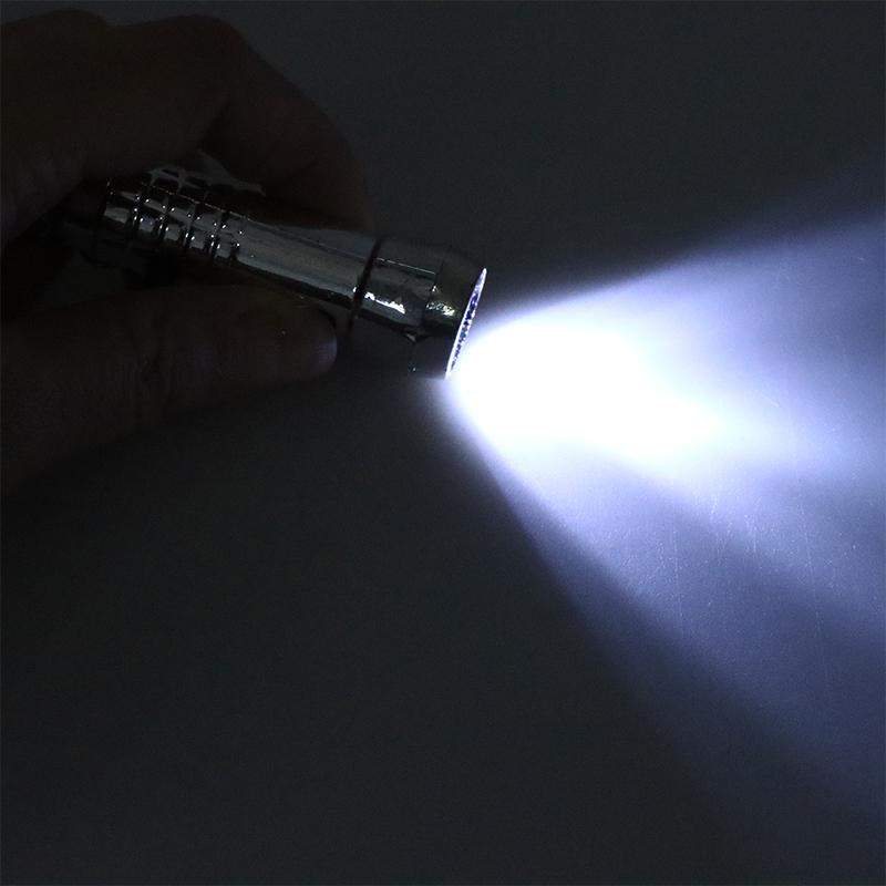 1/5/10Pcs 2 In 1 Mini Led Keychain Led Torch Light And Uv Purple Flashlight Keyring For Money Detector Mini Pocket Torches