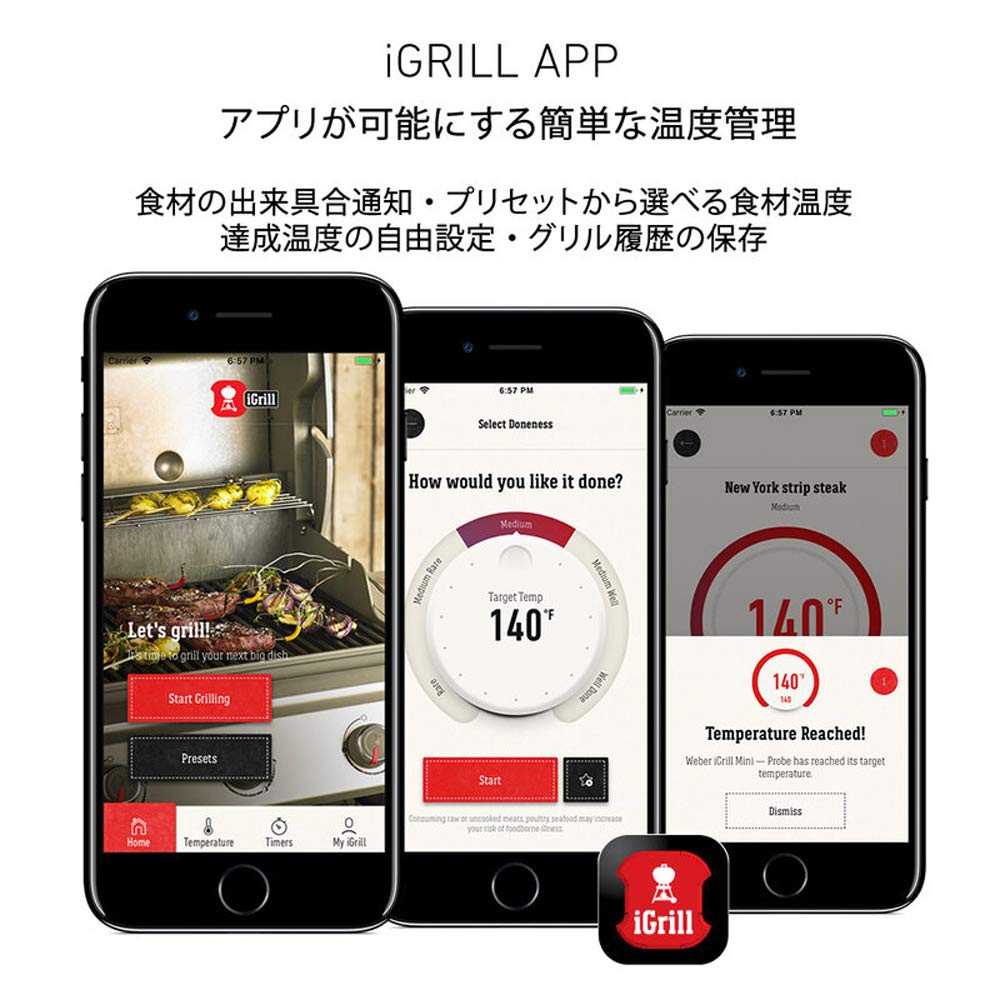 Weber Smart Devices iGrill Mini 7206 Thermometer Red