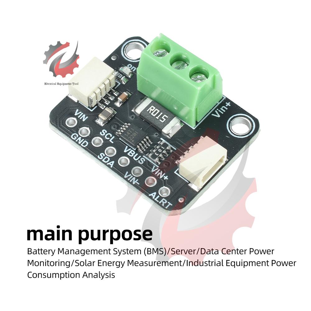 High Precision Current Voltage Power Monitoring Module With Qwiic Interface INA228 INA237 For Solar Industrial Energy Monitoring