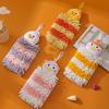 Creative Two-Tone Duck Kitchen Towel Dual-Use Hanging Absorbent Quick-Dry Square Towel