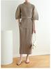2026 Spring Miyake High-End Pleated Batwing Sleeve Casual Top