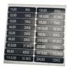 Weight Label Number for Fitness Machine Digital Marker Plate Tag Sheet Equipment