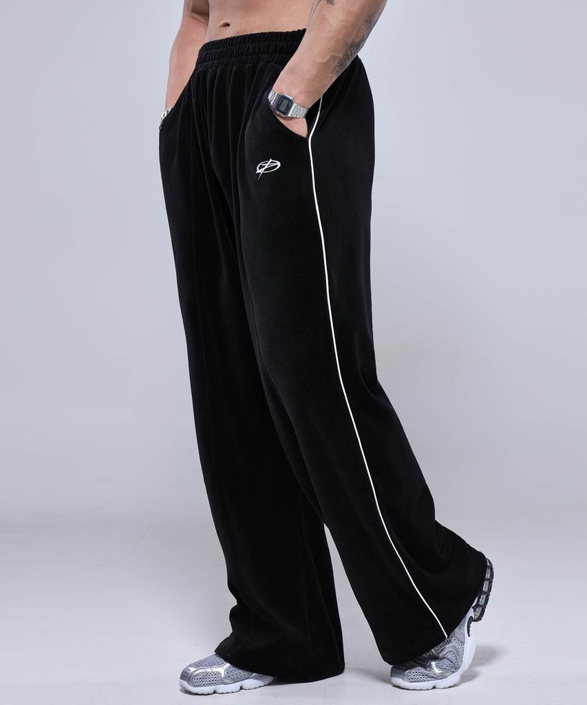 Pijikeolgameoncheu P2584 Velour Track Pants [Black]