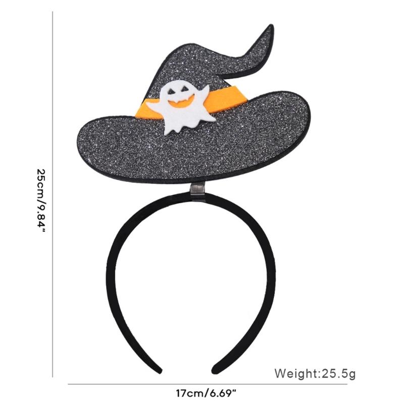 Halloween Themed Hairband Headband with Pumpkin Headpiece for Festival Look