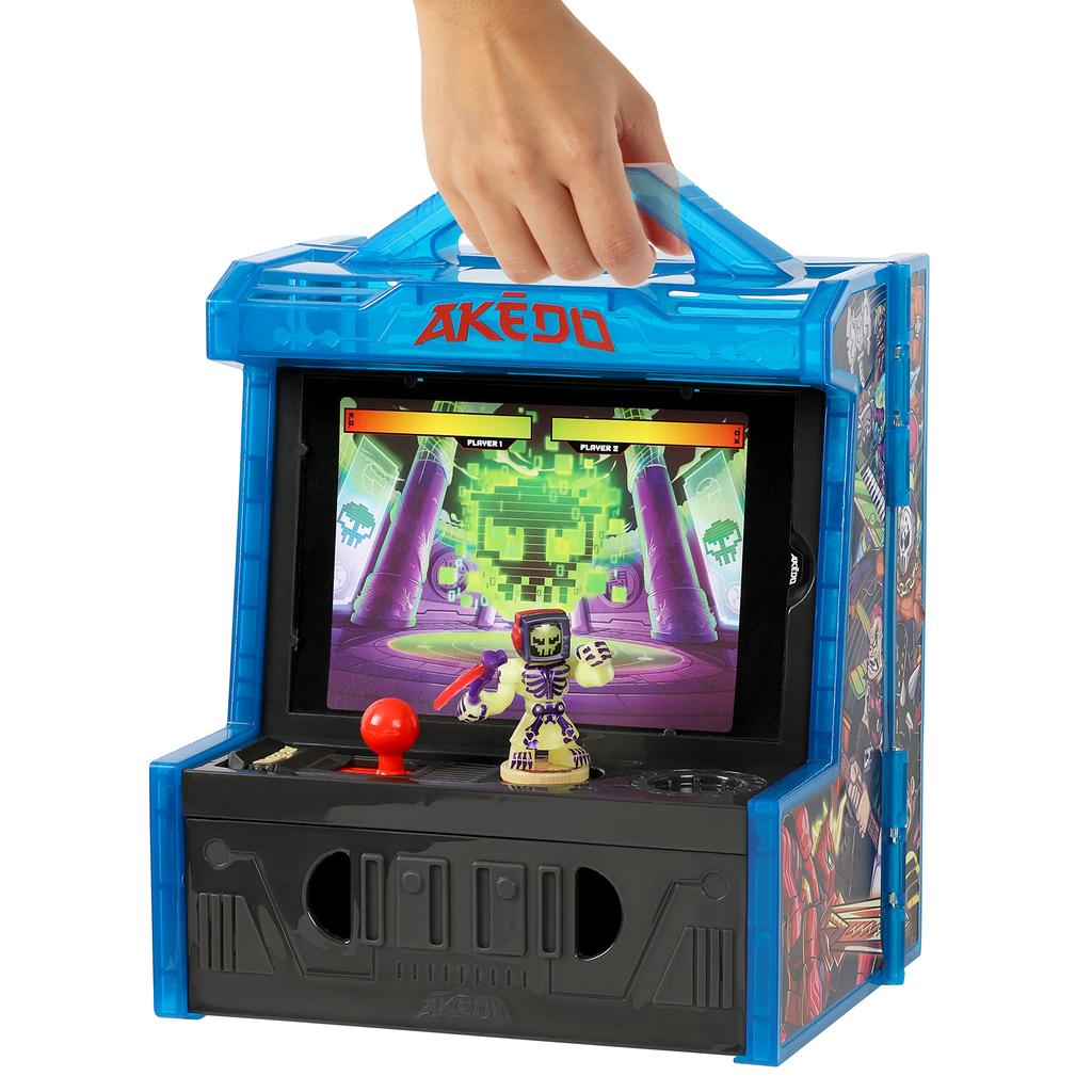 Akedo - Ultimate Arcade Warriors Collector's Case Mini Battle Action Figures Ready To Fight Split Strike Multicolor 14241