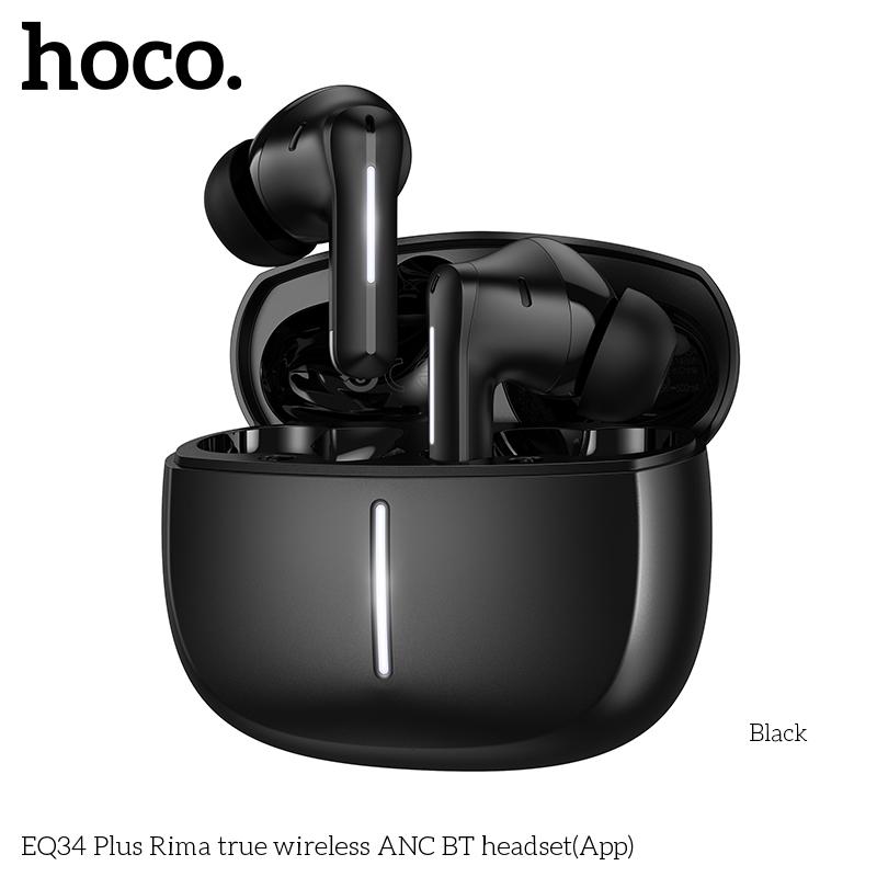 HOCO EQ34 Plus: Bluetooth 5.4 Earbuds with ANC, 7H Playtime & Hi-Fi Sound