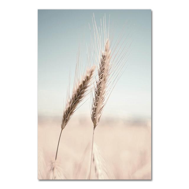 

Пшеница сушеный цветок тростник суккулентные растения настенная живопись на холсте плакаты на скандинавскую тему и принты настенные панно для декора гостиной без рамки 21*30cm