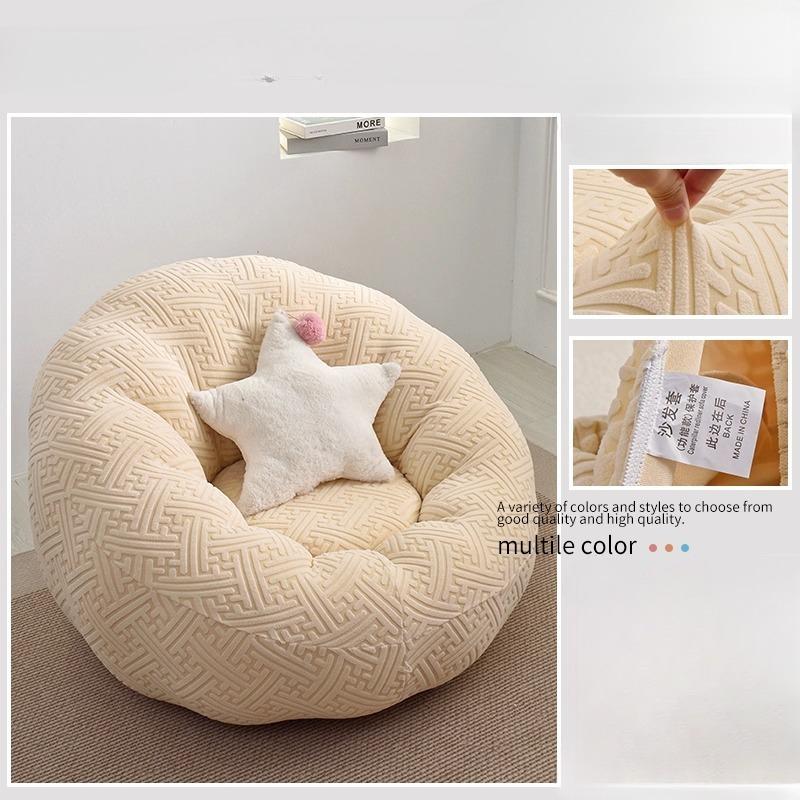 2025 New Cat Scratch-resistant Style All-season Universal Pumpkin Sofa Dust Cover Lazy Bean Bag Single-person Sofa Cover